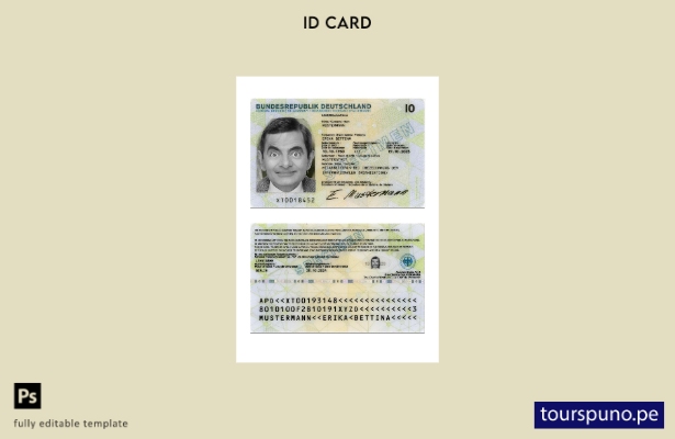 listo para imprimir plantilla de presente de tarjeta de identificación especial 